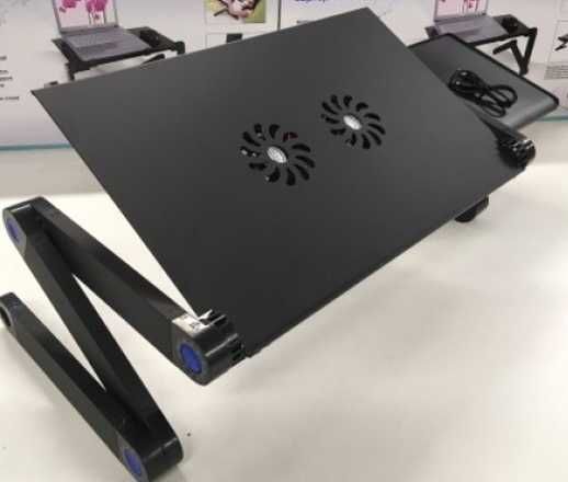 складной столик для ноутбука с охлаждением/ подставка для ноутбука