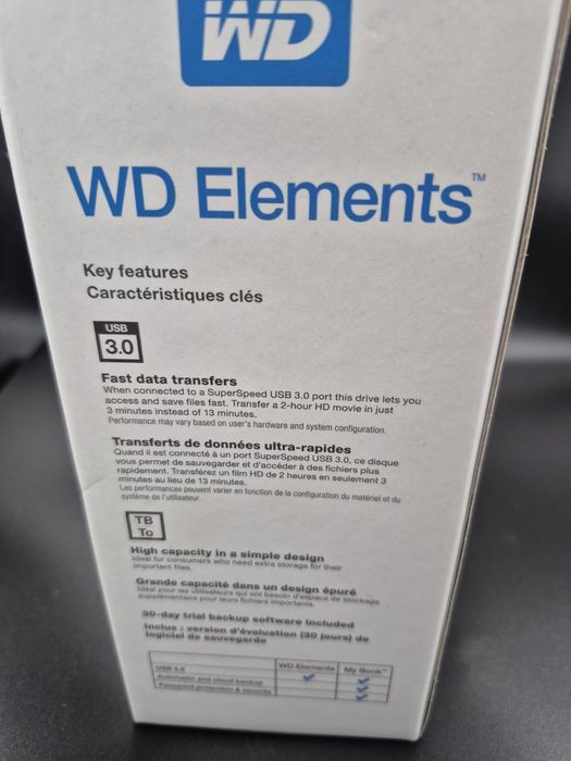 WD Elements Desktop 4TB — внешний жесткий диск