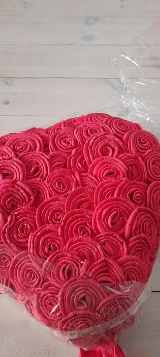 Dekoracja walentynki serce ślub 44 cm  duża