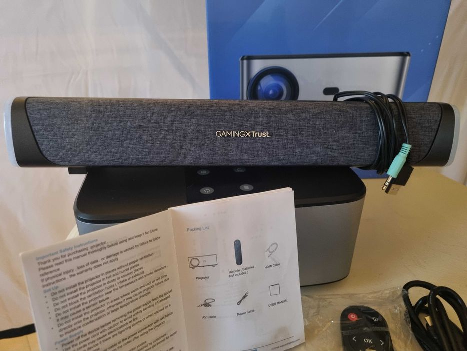 Horlat Projector 5G WiFi & Bluetooth, Cinema, Gaming 1080P Supports 4k