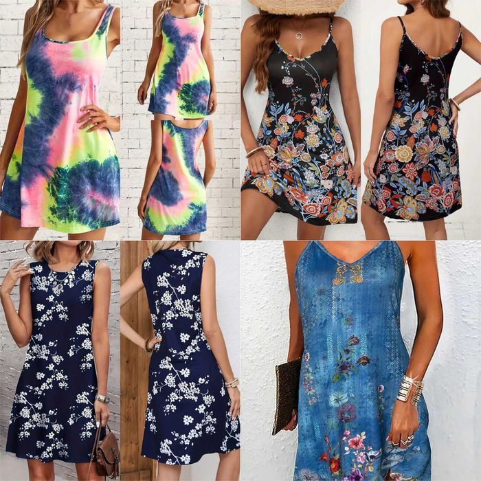 Vestidos elegantes ou descontraídos. Primavera/verão. Novos.