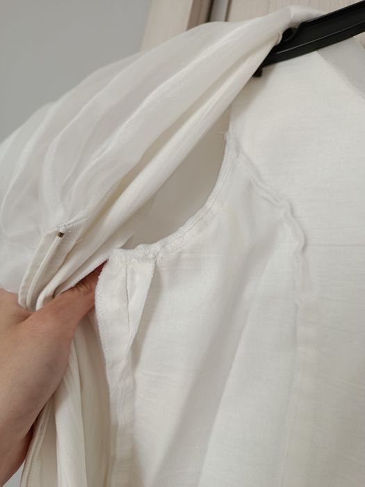 Suknia ślubna midi r. 38