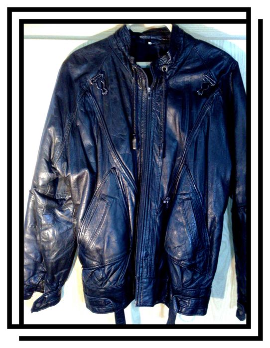 Unisex Кожаная куртка для байкеров "Касабланка, Марокко"  48р.