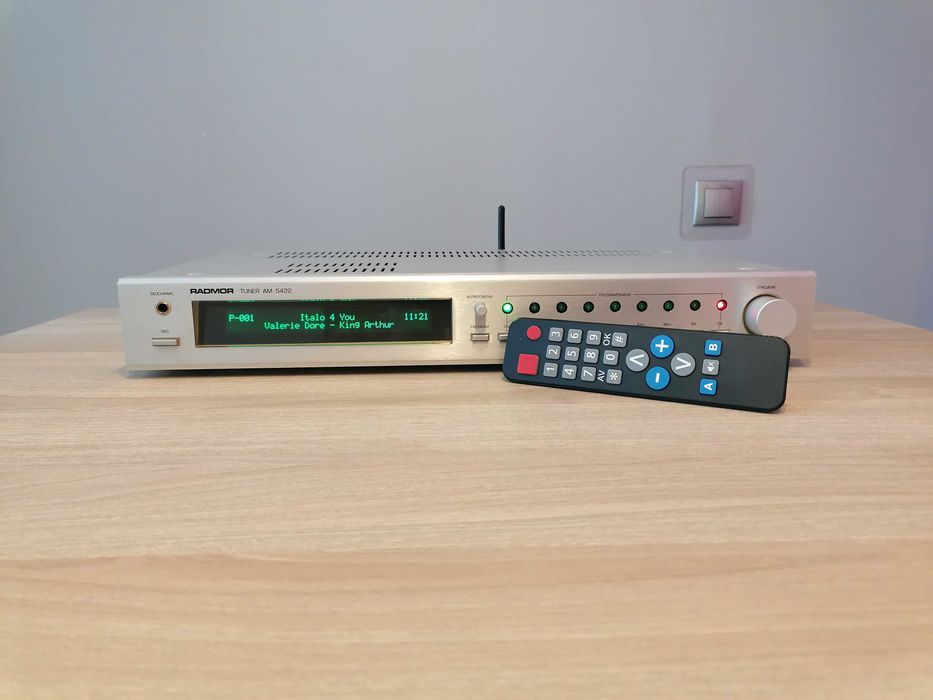Unitra Radmor 5422 - Tuner Internetowy (klaw. dotyk, Timer, gn. 230V) + pilot