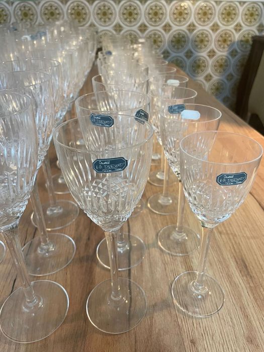 Conjunto de copos de cristal JG Durand VENDO OU TROCO