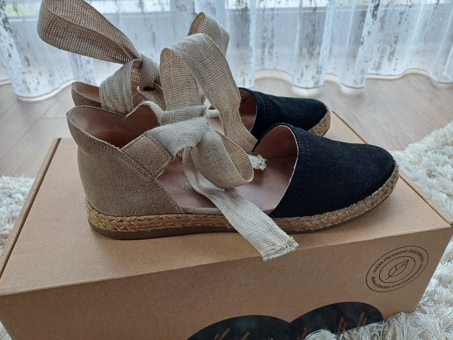 Ryłko espadryle lato stan bdb rozm. 35,5 OKAZJA