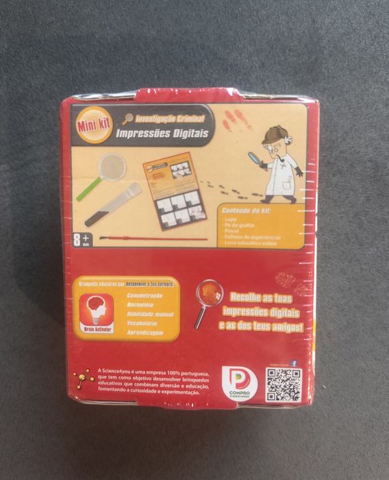 Mini Kit Science4You - Investigação Criminal, Impressões Digitais