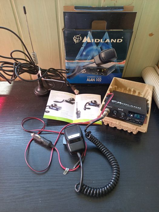 CB radio Midland Alan 102 plus antena