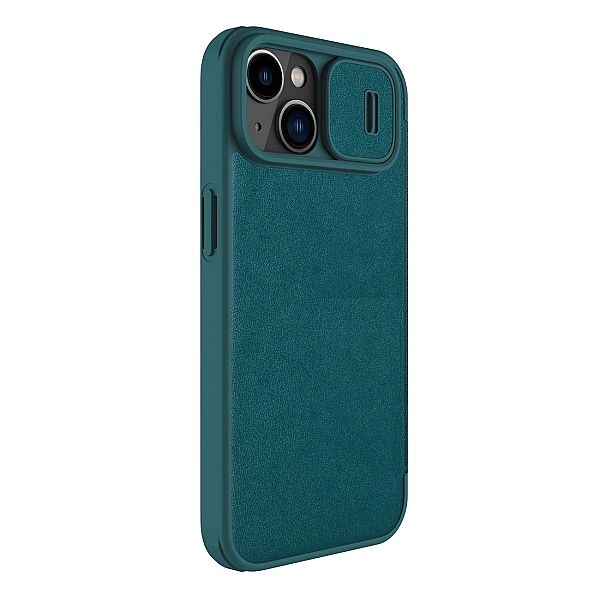 Nillkin Qin Leather Pro Case etui iPhone 14 Plus osłona na aparat kabu