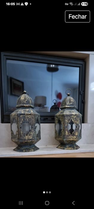Lanternas para decoração
