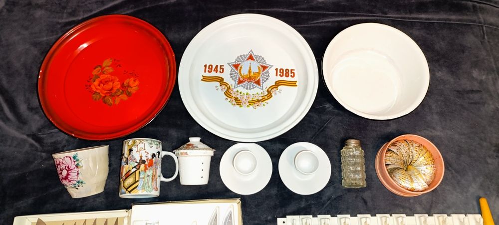 Посуда кухонная утварь разная салфетница советских времён