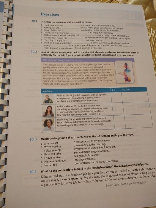 English collocations in use