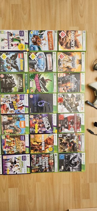 Xbox 360 dysk 60 GB 37 gier duży komplet
