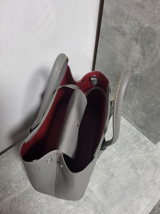 Сіра сумка-шопер