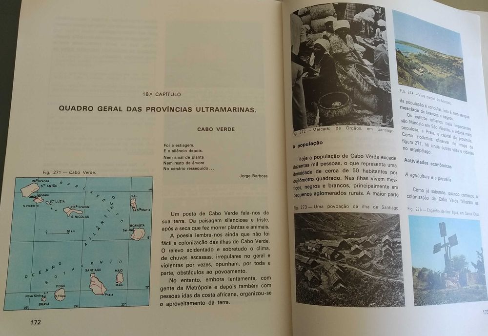 Livro escolar antigo História e Geografia de Portugal 2.º ano do ciclo