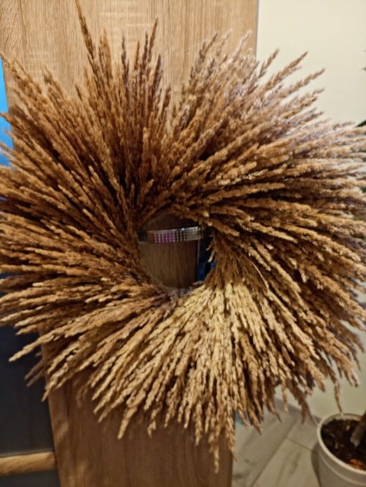 Naturalna dekoracja boho wianek