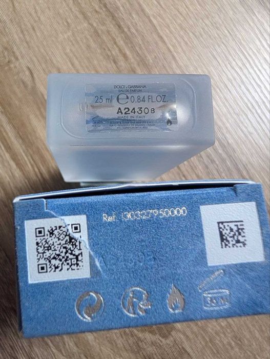 Dolce gabbana light blue eau intense духи парфуми 25 ml