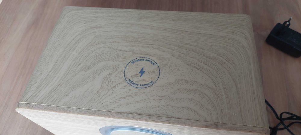 CREATE Air Pure Compact - Purificador de ar com coluna bluetooth e carregador wireless