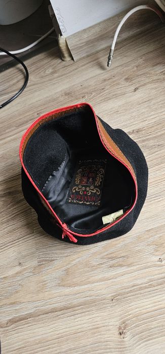 Chantaco wełniany męski beret rozmiar 57 stan bardzo dobry