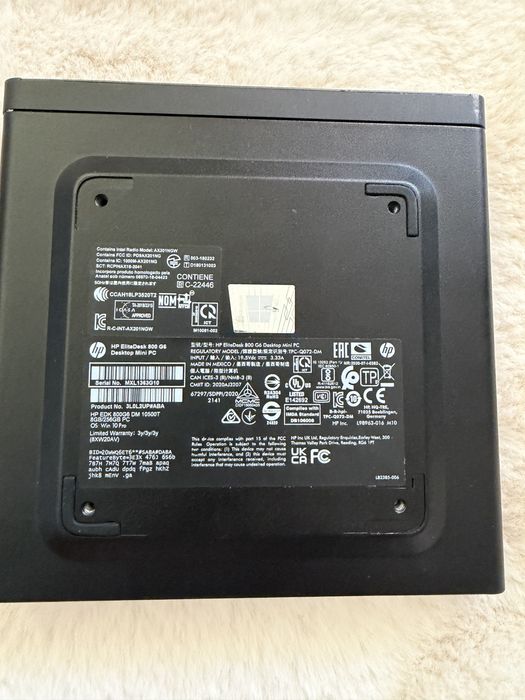 Mini PC hp Elite desk 800 g6 i5 10th 16gb 512gb