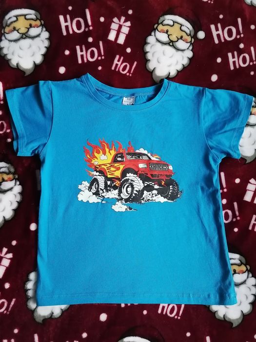T-shirt bawełna samochód