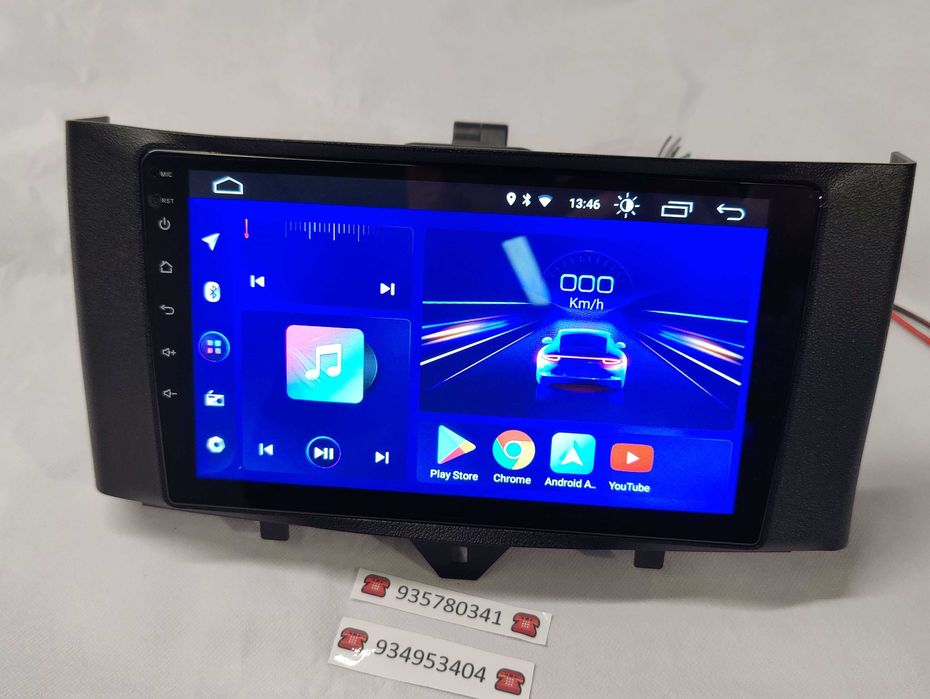 Radio 2 DIN Android para Smart Fortwo - Smart 2 - Novo Garantia