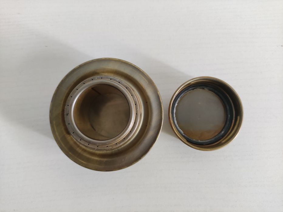 Fogão a alcool Trangia militar anos 70