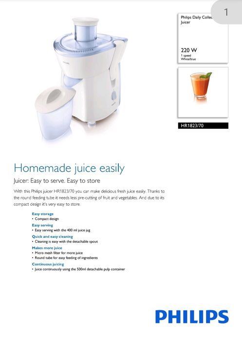 Liquidificadora Philips