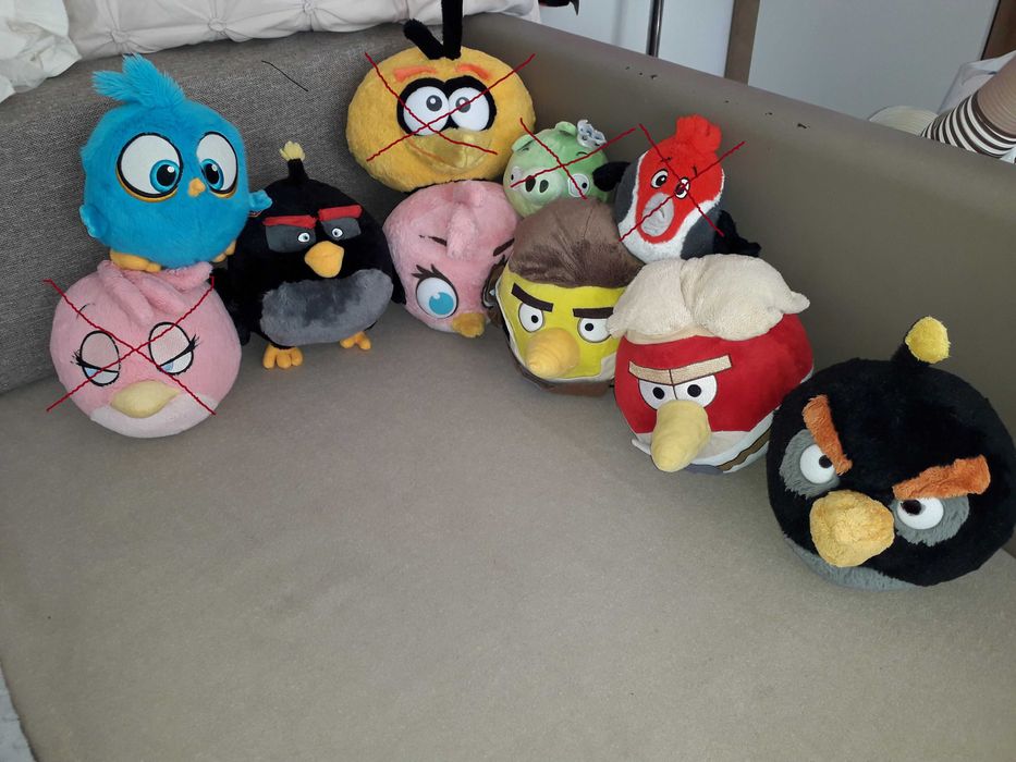 Pluszaki Angry Birds Star Wars i inne 6 sztuk. 30zł /sztuka