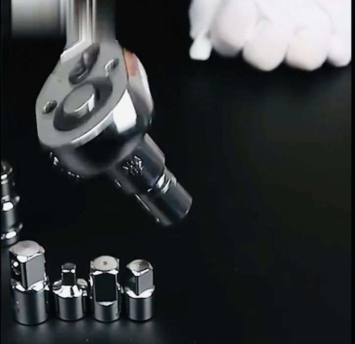 Набор6шт перехідників на трещотку вороток гайковерт квадрат1/4 3/8 1/2