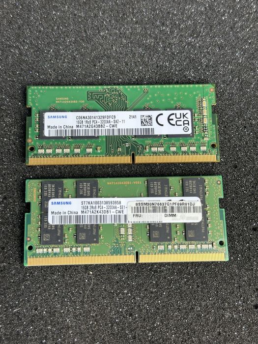 Оперативна пам’ять DDR4 SO-DIMM 16GB/32GB Samsung, SK Hynix, Crucial для ноутбуків