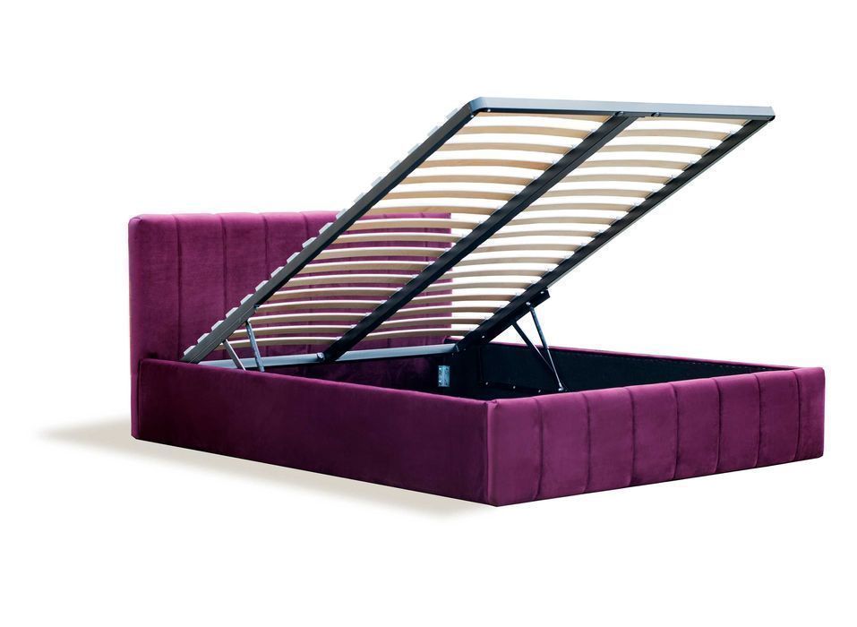 Łóżko tapicerowane ROKO z pojemnikiem, stelażem 90/120/140/160/180x200