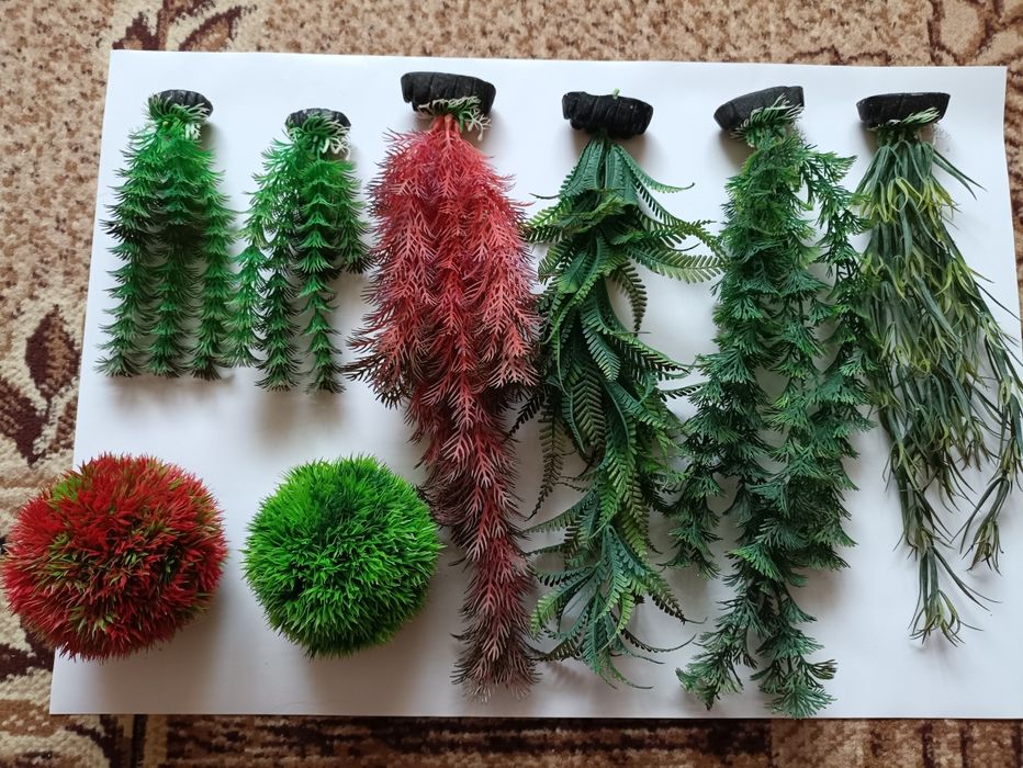 Штучні искуственные водорослі рослини для акваріума декор