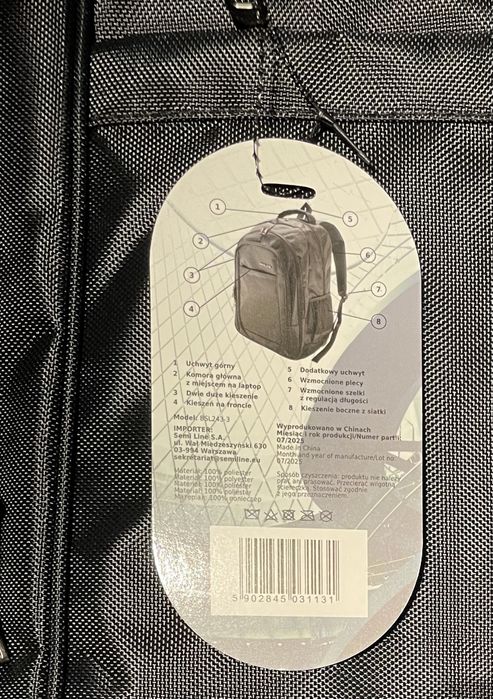 Plecak laptopowy SemiLine 27L