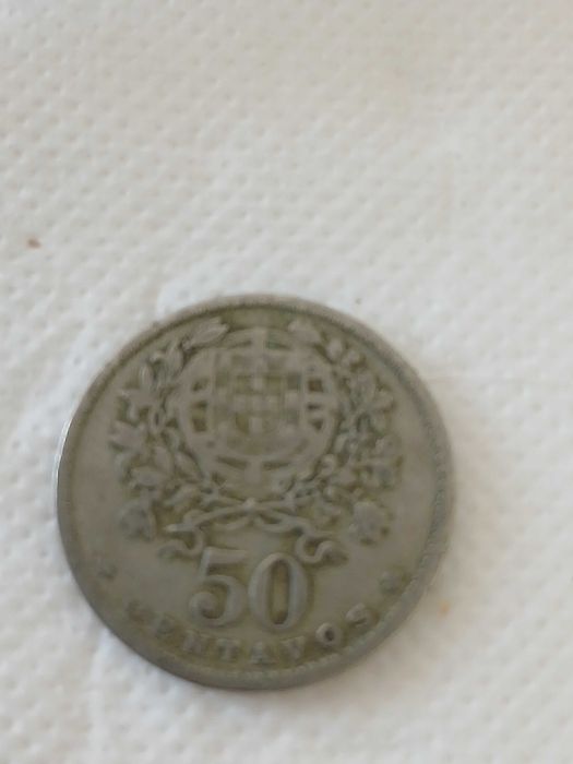 Moedas de 50 centavos ano 1946