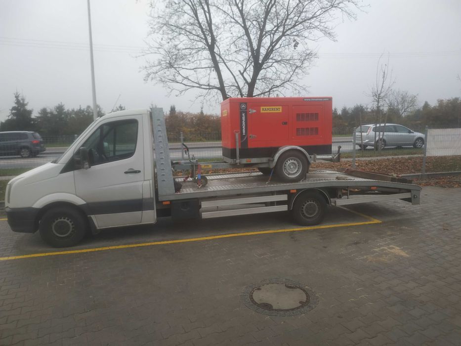 Laweta, transport pojazdów, przyczep, maszyn rolniczych