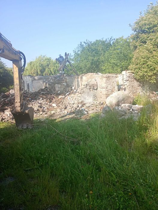 Minikoparka, prace ziemne, młot wyburzeniowy, wywrotka do 3.5 t