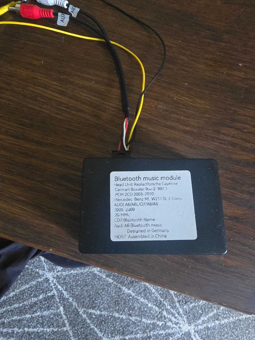 Moduł bluetooth do audi A6 C6 2004-2007 MMI 2G  światłowód