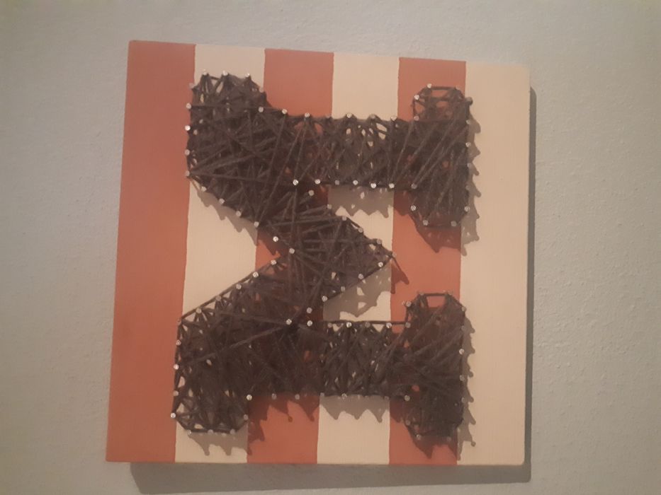 Quadro Bebé String Art Personalizável