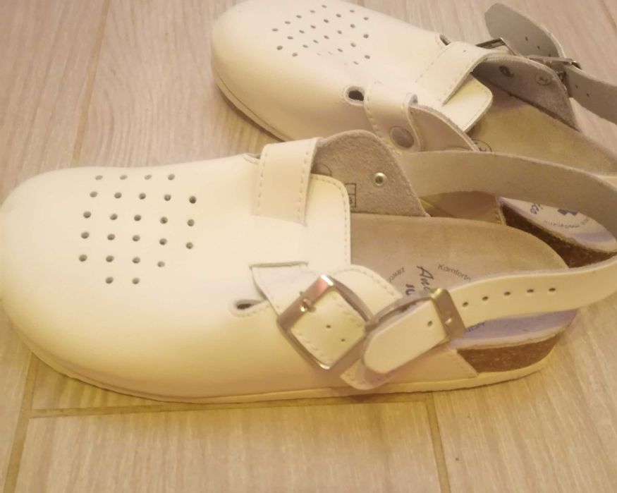 Nowe buty anatomiczne ze skóry naturalnej rozmiar 37