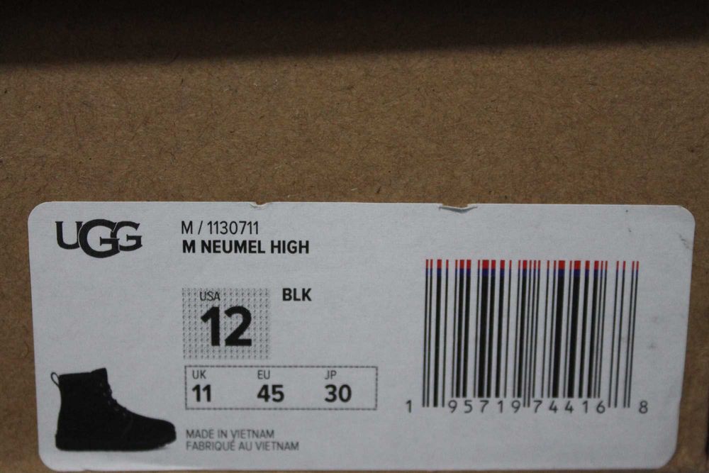 Чоловічі високі чоботи UGG Neumel High європейський-45 Оригінал
