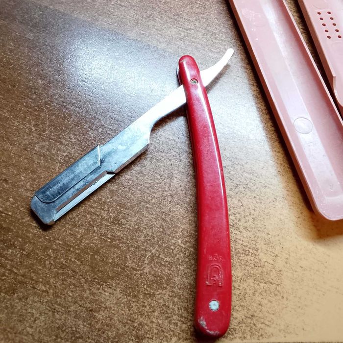 Опасная бритва времен СССР.