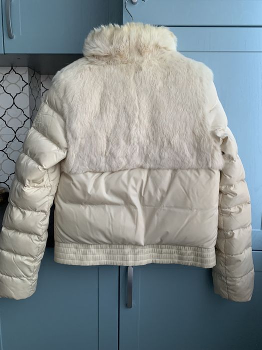 Пуховик з хутром кроля