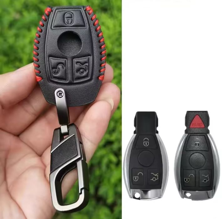 Шкіряний чехол для ключа рибки Mercedes-Benz