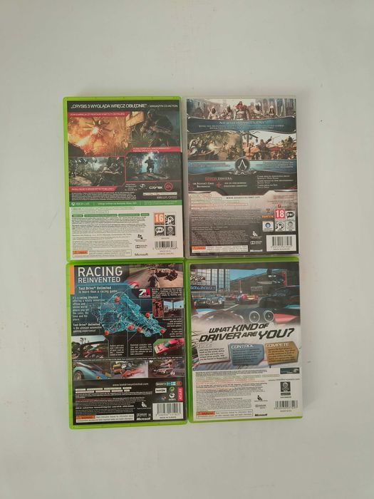 Gry XBOX360 Zestaw 4 gry
