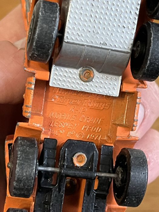 Matchbox Super Kings K-12 Laing Mobile Crane