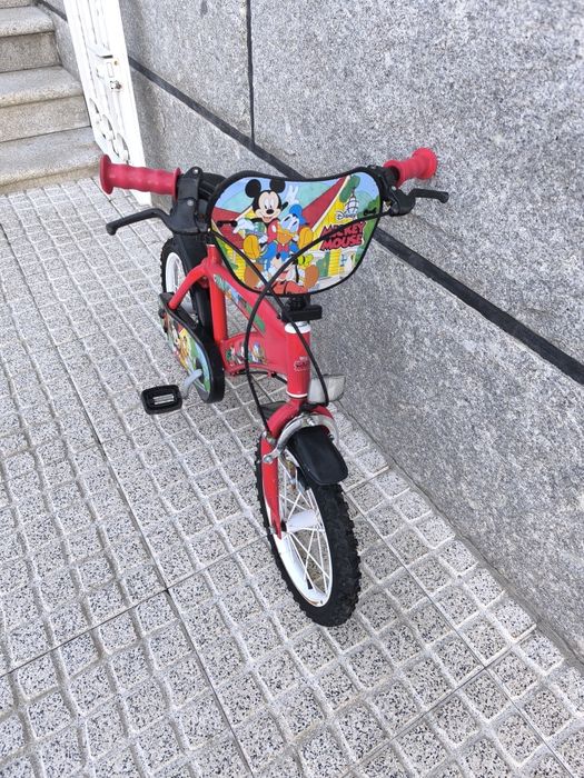 Bicicleta roda 14 Mickey