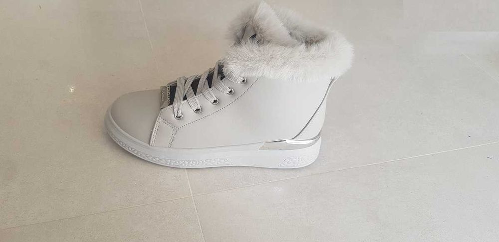 Szare Botki damskie ocieplane 36-41 rozne kolory