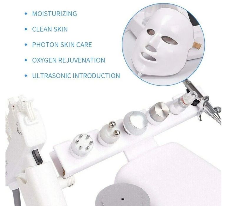 Máquina de beleza 8 em 1 para rejuvenescimento da pele com jato