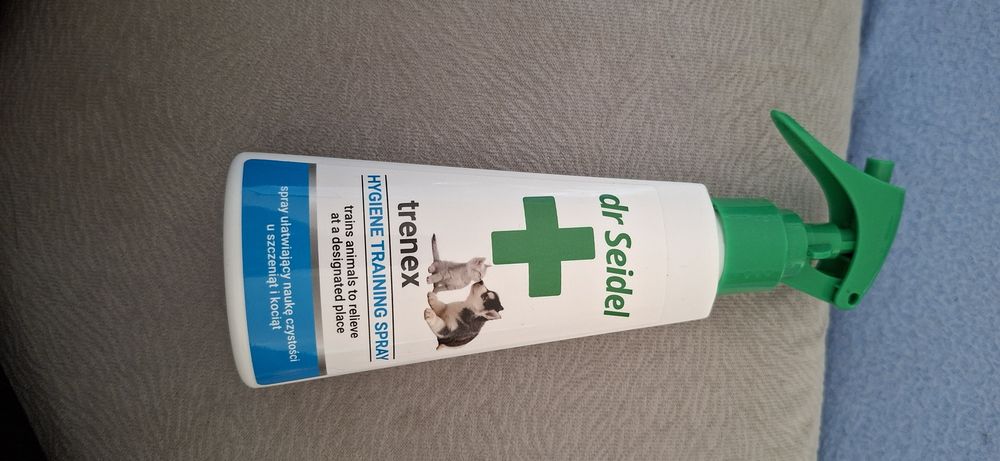 Spray ułatwiający naukę czystości